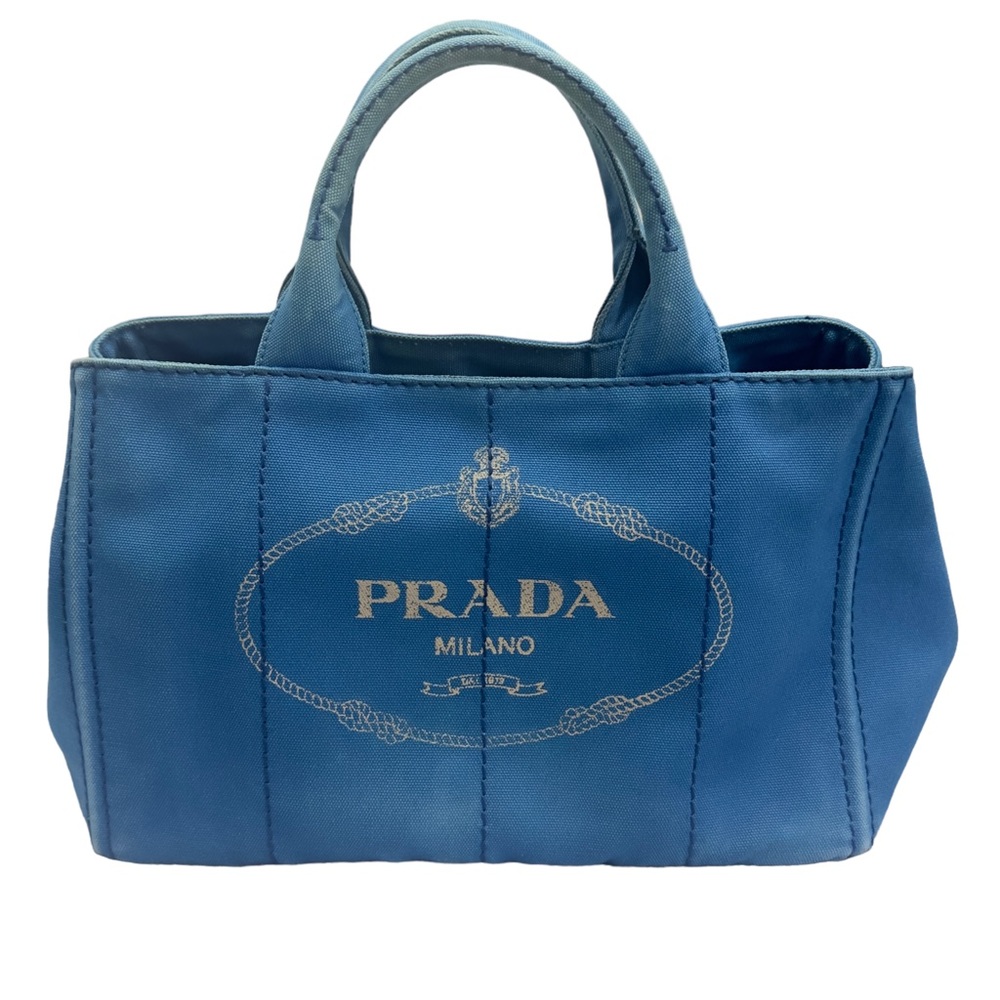 Prada Blue Tote Bag
